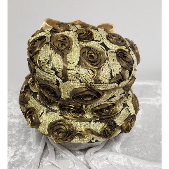 Whittall & Shon Gold & Green Womens Couture Hat main image 10